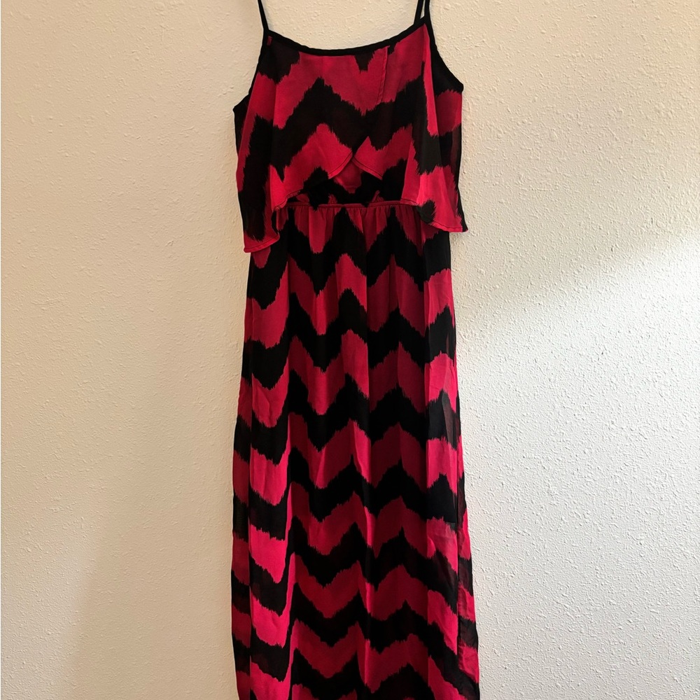No Boundaries Pink and Black Dress